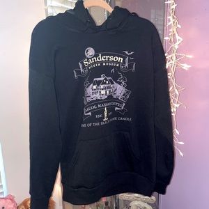 Sanderson Witch Museum Black Hoodie, Like New! Hocus Pocus
